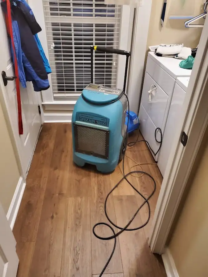 Commercial dehumidifier deployed for Flood Damage Cleanup in Fairfield